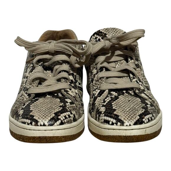 Aetrex Carly Snake Embossed Sneakers Women's Size 6.5 Ortho Arch Support Shoes - Picture 2 of 8